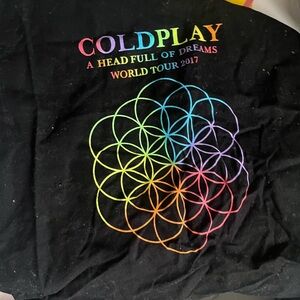 Coldplay 2017 merch tote bag